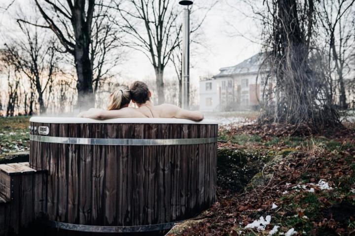Vila Na Landeku Ostrava Bagian luar foto